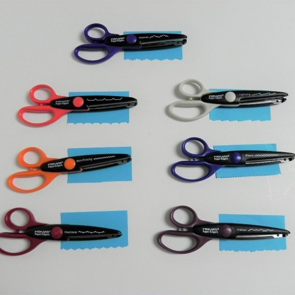 Fiskars Office Fiskars Paper Edgers Scissors Lot Of 7 Poshmark